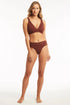 Sea Level Lola Shimmer Mid Bikini Pant